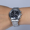 1998 Omega Speedmaster Chronograph Date Black 39mm Steel Automatic Wristwatch