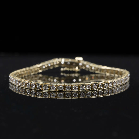 Bracelet Diamond Tennis Bracelet Yellow Gold