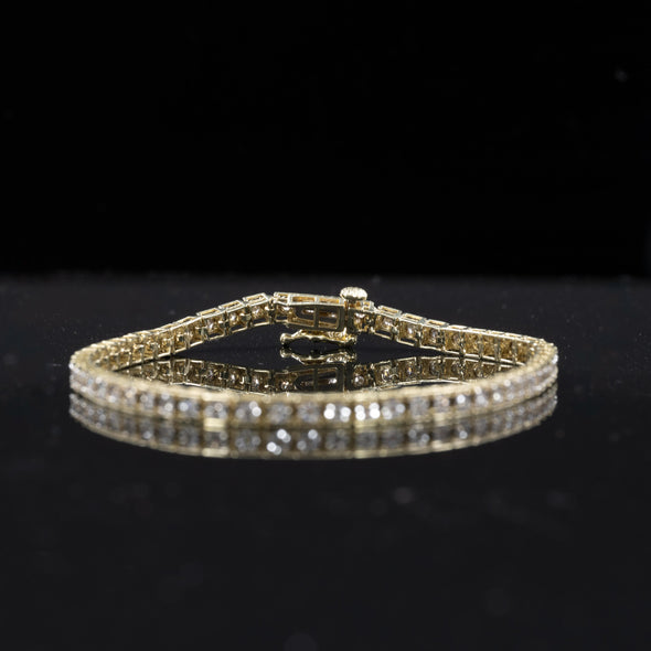 Bracelet Diamond Tennis Bracelet Yellow Gold