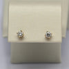 0.60cttw Natural Diamond Round Brilliant 14k Gold Screw Back Stud Earrings
