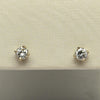 0.60cttw Natural Diamond Round Brilliant 14k Gold Screw Back Stud Earrings