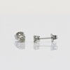 0.36cttw Natural Diamond Round Brilliant 14k White Gold Stud Earrings