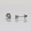0.36cttw Natural Diamond Round Brilliant 14k White Gold Stud Earrings