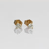 0.27cttw Natural Diamond Round Brilliant 14k Yellow Gold Martini Stud Earrings