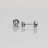 0.32cttw Natural Diamond Round Brilliant 14k White Gold Stud Earrings
