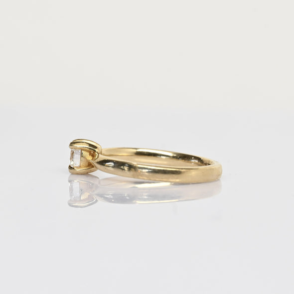 1/2 Carat Lab Grown Diamond Solitaire Gold Ring