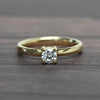 1/2 Carat Lab Grown Diamond Solitaire Gold Ring