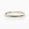 Vintage Diamond Geometric Design Wedding Band