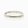 Vintage Diamond Geometric Design Wedding Band