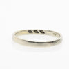 Vintage Diamond Geometric Design Wedding Band