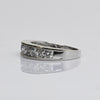 1 Carat tw Diamond Alternating Channel Set Band 14k White Gold Ring