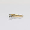 0.18ct Round Diamond Solitaire 14k Yellow Gold Ring