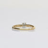 0.18ct Round Diamond Solitaire 14k Yellow Gold Ring