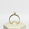 0.18ct Round Diamond Solitaire 14k Yellow Gold Ring