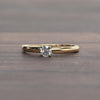 0.18ct Round Diamond Solitaire 14k Yellow Gold Ring