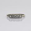 Vintage 1/2ctw Diamond Band 14k White Gold Ring