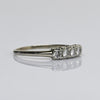 Vintage 1/2ctw Diamond Band 14k White Gold Ring