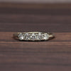 Vintage 1/2ctw Diamond Band 14k White Gold Ring