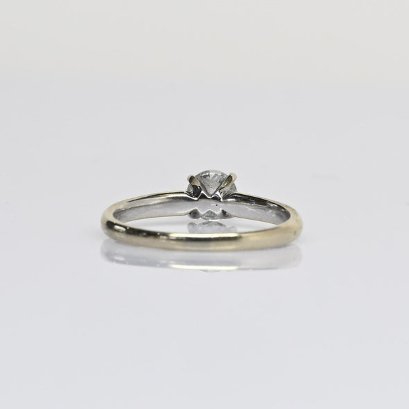 3/4ct Round Brilliant Diamond Solitaire 14k White Gold Ring