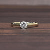3/4ct Round Brilliant Diamond Solitaire 14k White Gold Ring