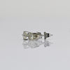 2/3cttw Natural Diamond Round Brilliant 14k White Gold Stud Earrings