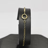 Bar & Link Design 14K Gold Bracelet