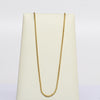Vintage Wheat Chain 16" 1.15mm 14K Yellow Gold Necklace