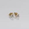 0.35cttw Natural Diamond Round Brilliant 14k Yellow Gold Stud Earrings
