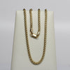 Vintage Wheat Chain 18" 2.5mm 14K Yellow Gold Necklace