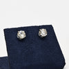 2.0cttw Natural Diamond M-N SI1 I1 Round Brilliant 14k White Gold Stud Earrings