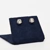 2.0cttw Natural Diamond M-N SI1 I1 Round Brilliant 14k White Gold Stud Earrings