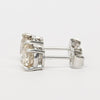 2.0cttw Natural Diamond M-N SI1 I1 Round Brilliant 14k White Gold Stud Earrings