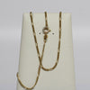 Vintage Figaro Chain 18" 1.75mm 14K Yellow Gold Necklace