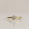 1.03ct Natural Round Brilliant Diamond Solitaire Engagement Ring in 14k