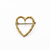 Victorian 14K Gold Heart Brooch