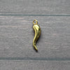 Italian Horn Cornicello 14k Yellow Gold Pendant Charm