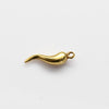 Italian Horn Cornicello 14k Yellow Gold Pendant Charm
