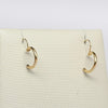 Mini 14K Yellow Gold 10mm Hoop Earrings