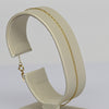 Vintage Mini Mariner Link 7" 0.8mm 18K Yellow Gold Bracelet