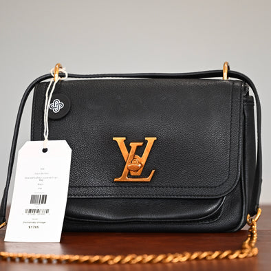 Louis Vuitton Lockme Chain Bag Black