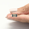 1927 Art Deco Old Euro Diamond Sapphire 20K White Gold Engagement Ring