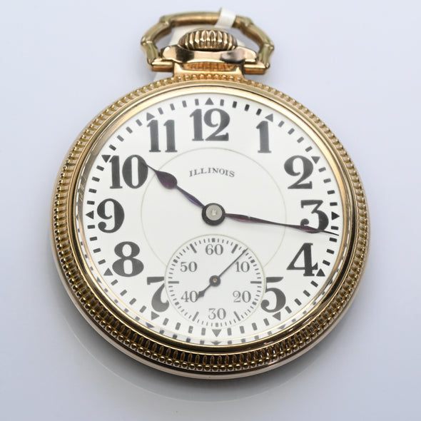 Illinois Bunn Special Type III 60Hr 21J 16S YGF Case Pocket Watch