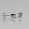 0.50cttw Natural Diamond Round Brilliant 14k White Gold Stud Earrings