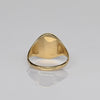 Agate Cabochon 14k Yellow Gold Ring