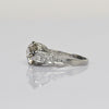 2.16ctw Old European Cut Diamond Platinum Art Deco Engagement Ring