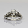 2.16ctw Old European Cut Diamond Platinum Art Deco Engagement Ring