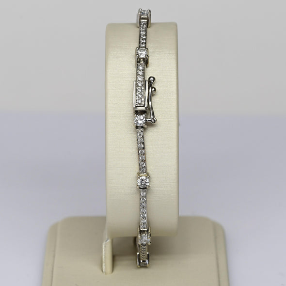 EFFY 2cttw Diamond Tennis Bracelet 14k White Gold
