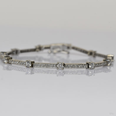 EFFY 2cttw Diamond Tennis Bracelet 14k White Gold