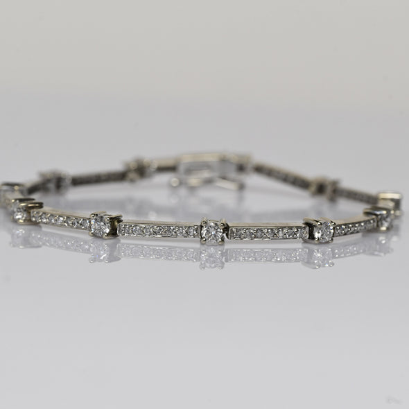 EFFY 2cttw Diamond Tennis Bracelet 14k White Gold
