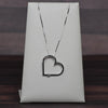 Diamond Heart Pendant 14k White Gold Necklace